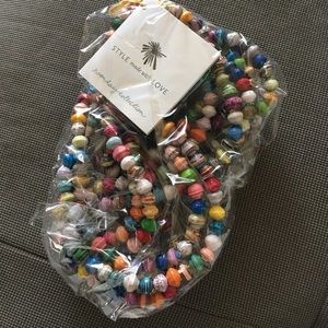 Dainty Paper Bead Necklace